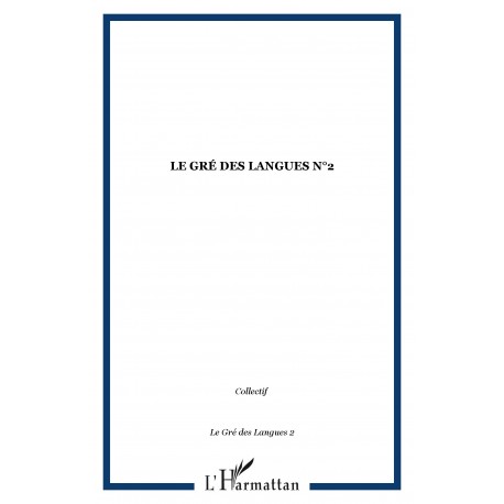 Le gré des langues n°2 Recto