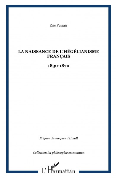 La naissance de l'hégélianisme français