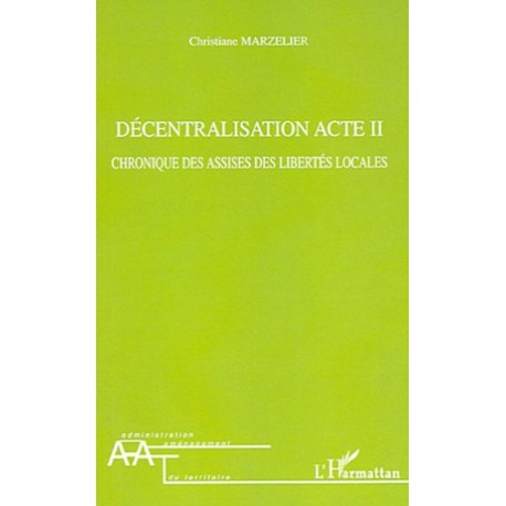 Décentralisation Acte II Recto