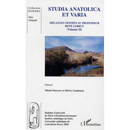 Studia anatolica et varia Recto