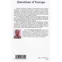 Questions d'Europe Verso 