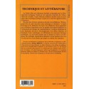 Technique et littérature Verso 