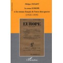 La Revue EUROPE et les romans français de l'entre-deux-guerres Recto 