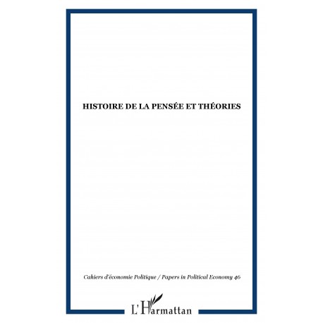 Histoire de la pensée et théories Recto