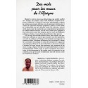 Des mots pour les maux de l'Afrique Verso 