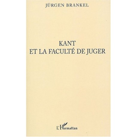 Kant et la faculté de juger Recto