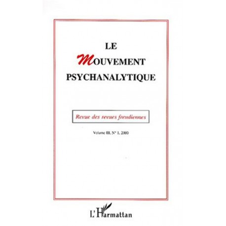 Le mouvement psychanalytique Vol. III, 1 Recto