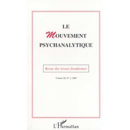 Le Mouvement Psychanalytique Vol. III, 1 Recto