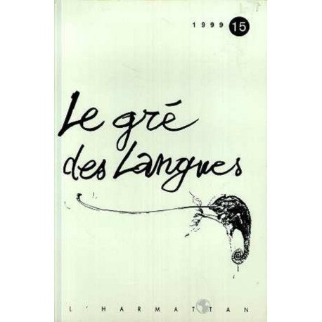 Le gré des langues n°15 Recto