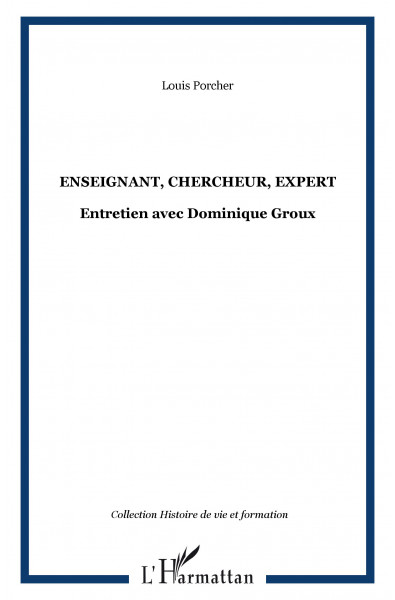 Enseignant, chercheur, expert